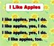 I like apples