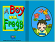 a boy and frogs